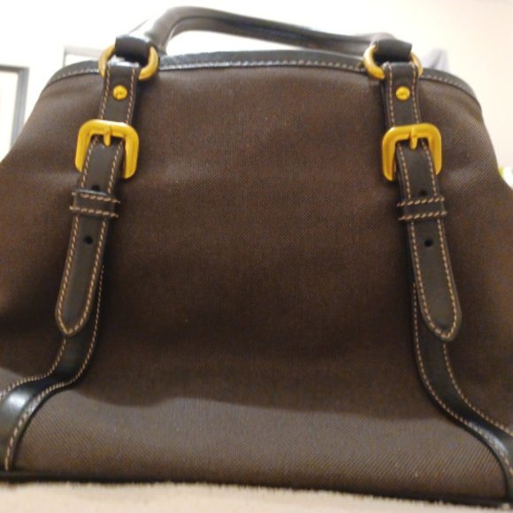 PRADA Jacquard Logo Satchel - Picture 6 of 14